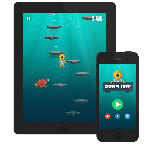 Creepy Deep - Jumping Game