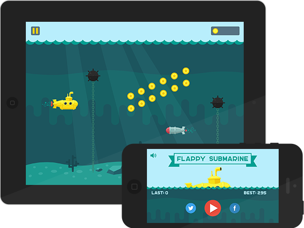 Flappy Submarine